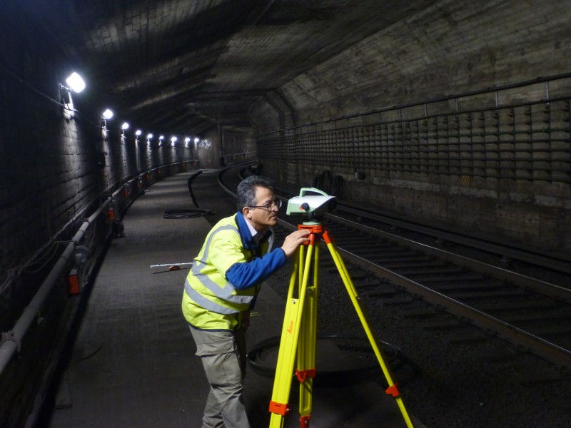 Sättningskontroll tunnelbanan